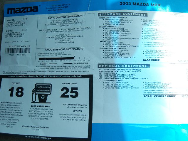 Mazda MPV 2003 photo 32