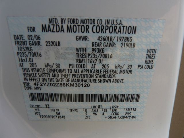 Mazda Tribute 2006 photo 6