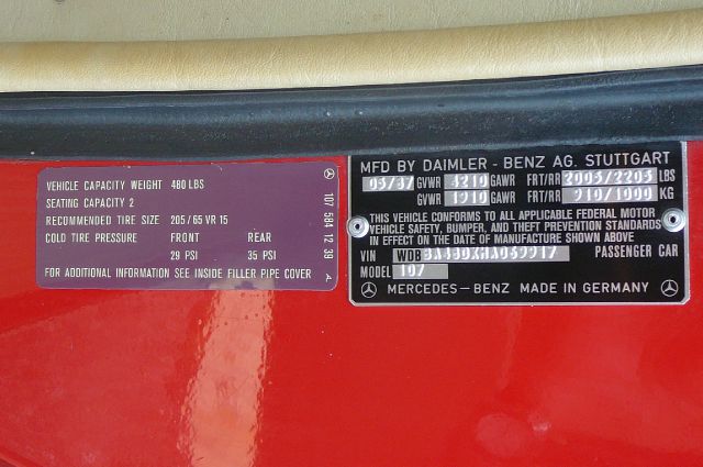 Mercedes-Benz 560 1987 photo 29