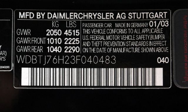 Mercedes-Benz CLK-Class 2003 photo 4