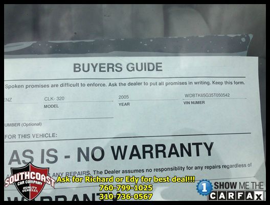 Mercedes-Benz CLK-Class 7-passenger Convertible