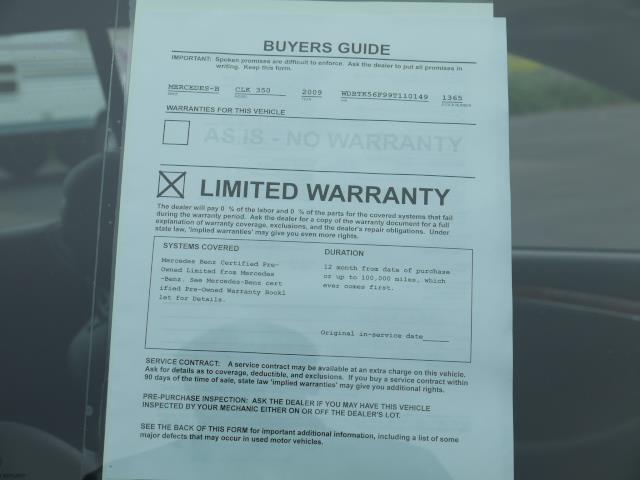 Mercedes-Benz CLK-Class 2009 photo 1