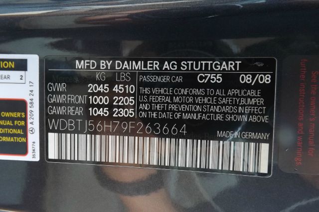 Mercedes-Benz CLK-Class 2009 photo 3