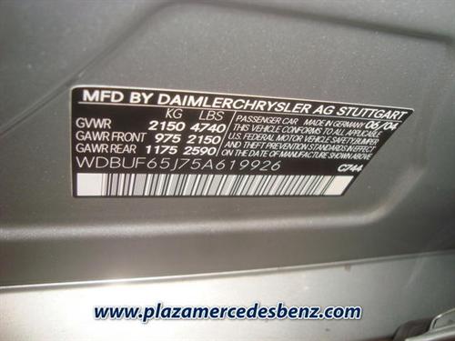 Mercedes-Benz E Class 2005 photo 3