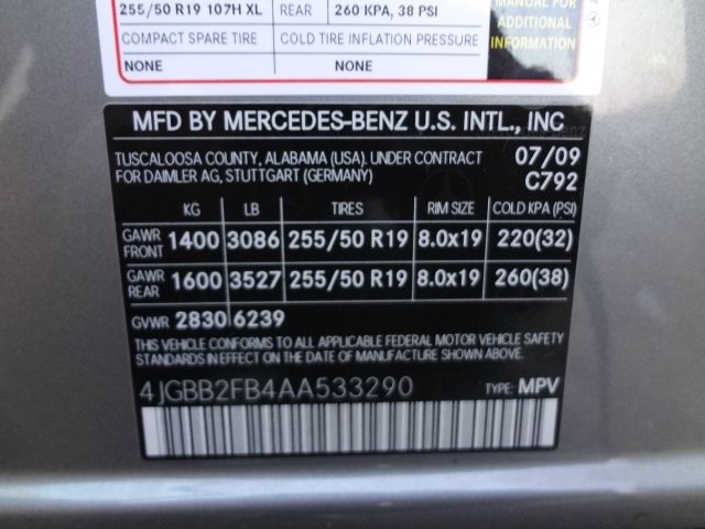 Mercedes-Benz M-Class 2010 photo 49