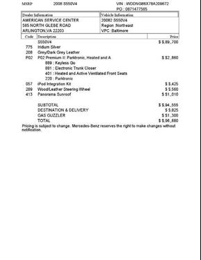 Mercedes-Benz S Class 2008 photo 1