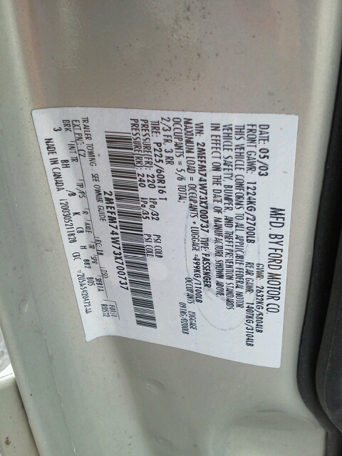 Mercury Grand Marquis 2003 photo 1