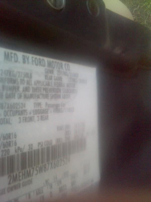 Mercury Grand Marquis Sport 4x4 Sedan