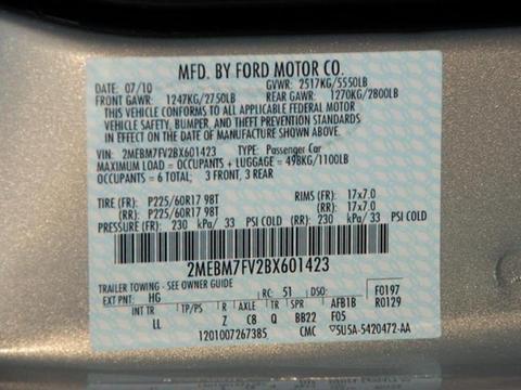 Mercury Grand Marquis 2011 photo 1