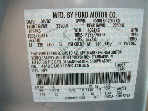 Mercury Mariner 2008 photo 2