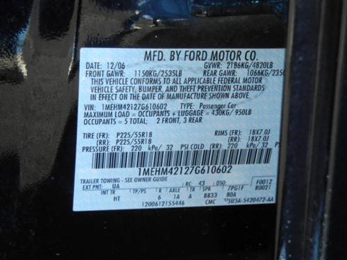 Mercury Montego 2007 photo 2