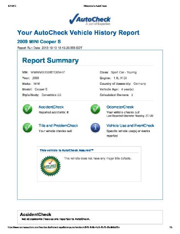 Mini Cooper 2009 photo 2