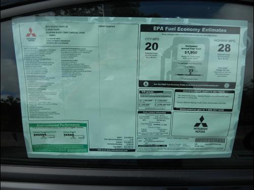 Mitsubishi Eclipse 2012 photo 3