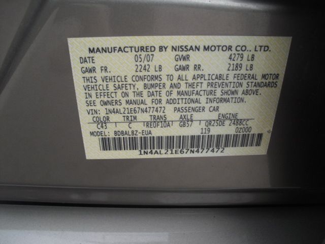 Nissan Altima 2007 photo 13
