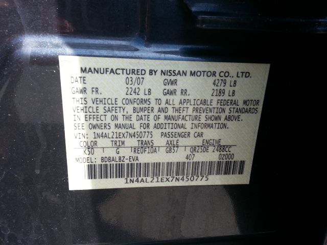 Nissan Altima 2007 photo 3