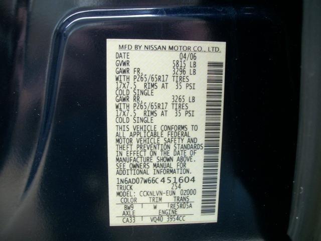 Nissan Frontier 2006 photo 9