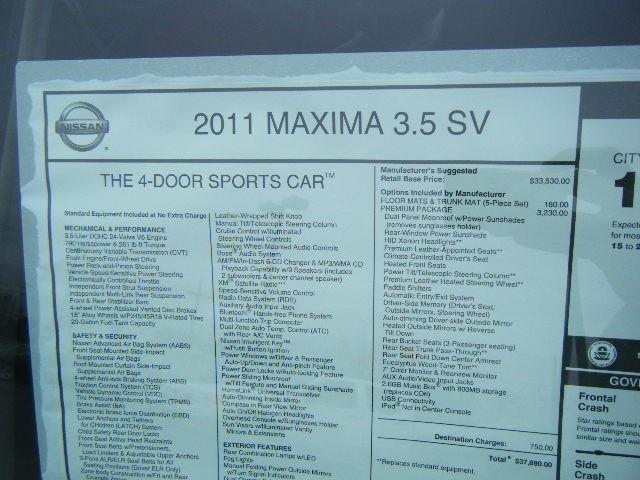 Nissan Maxima 2011 photo 2