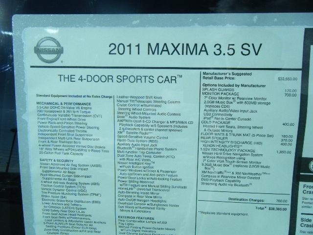 Nissan Maxima 2011 photo 2
