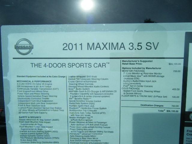 Nissan Maxima 2011 photo 2
