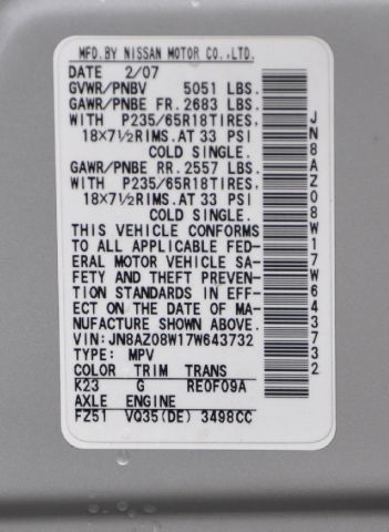 Nissan Murano Lariat Crew Cab 4WD DRW SUV