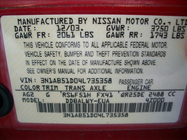 Nissan Sentra 2004 photo 5