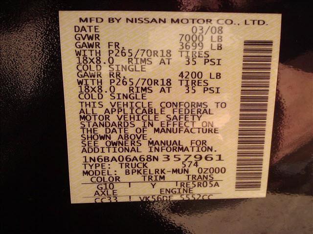 Nissan Titan 2008 photo 5