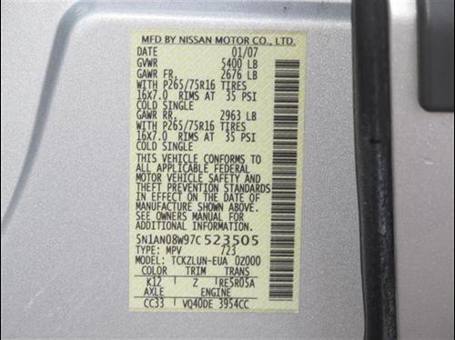 Nissan Xterra 2007 photo 1