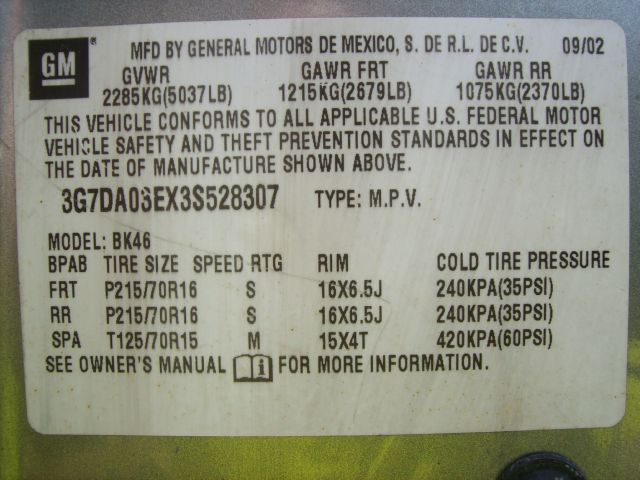 Pontiac Aztek 2003 photo 1