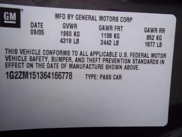 Pontiac G6 2006 photo 25