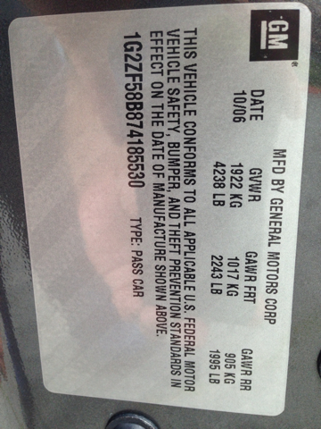 Pontiac G6 2007 photo 4