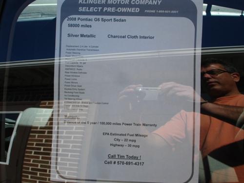 Pontiac G6 2008 photo 2