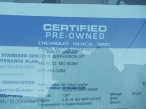 Pontiac G6 2008 photo 4