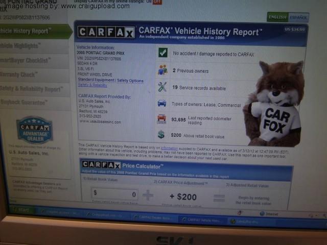 Pontiac Grand Prix 2008 photo 1