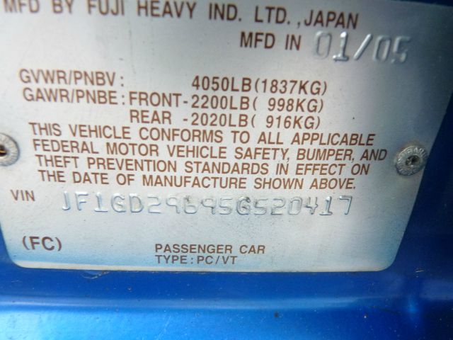 Subaru Impreza 2005 photo 17