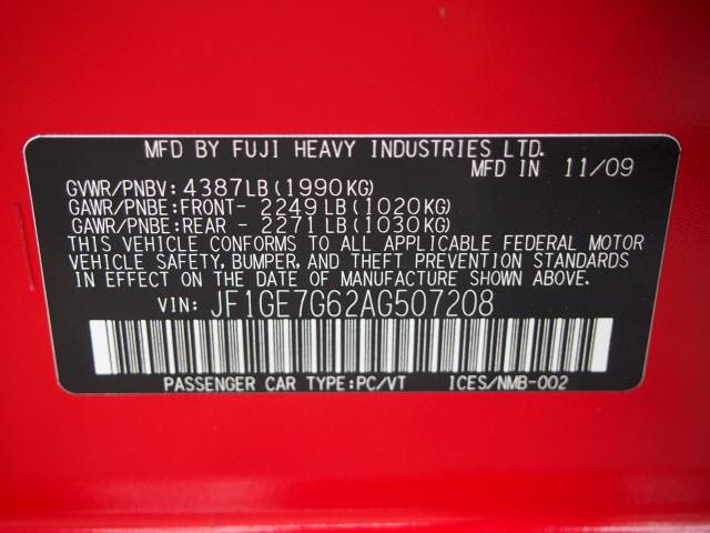 Subaru Impreza 2010 photo 7