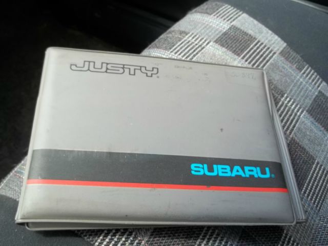 Subaru Justy 1991 photo 18
