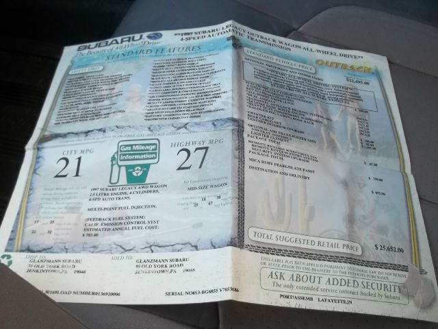 Subaru Legacy 1997 photo 3