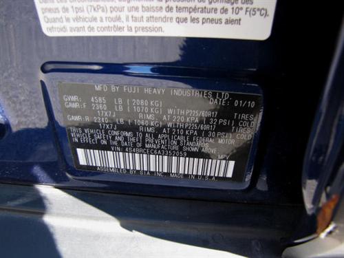 Subaru Outback 2010 photo 5