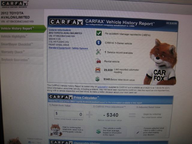 Toyota Avalon 2012 photo 4