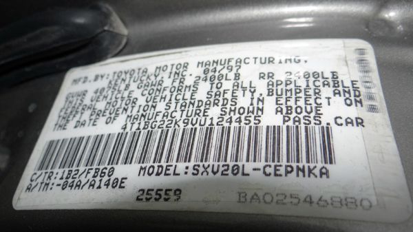 Toyota Camry 1997 photo 4