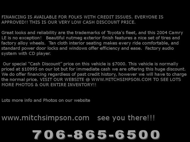 Toyota Camry 2004 photo 1