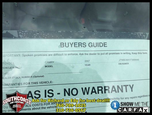 Toyota Camry 2007 photo 1