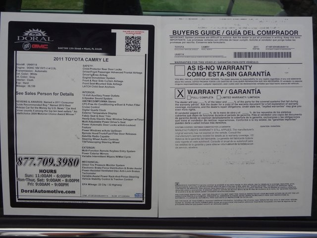 Toyota Camry 2011 photo 2