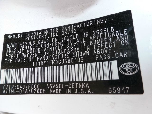 Toyota Camry 2012 photo 10