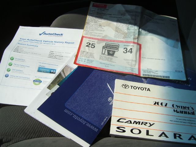 Toyota Camry Solara SE Coupe