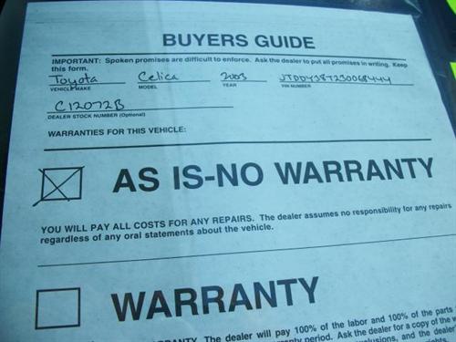 Toyota Celica 2003 photo 2