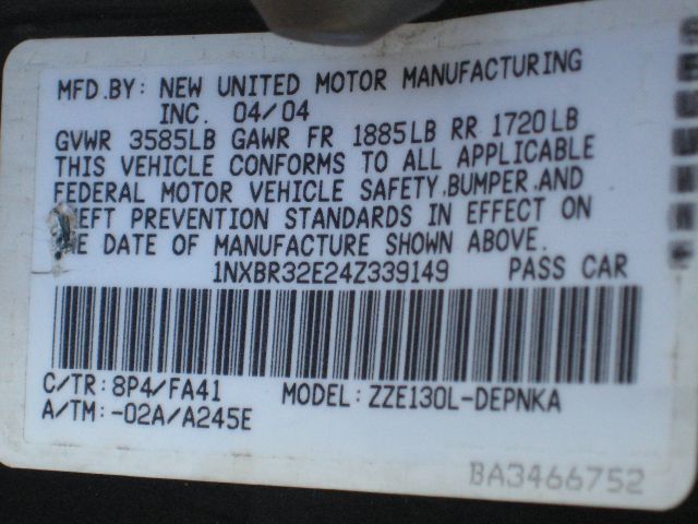 Toyota Corolla 2004 photo 15