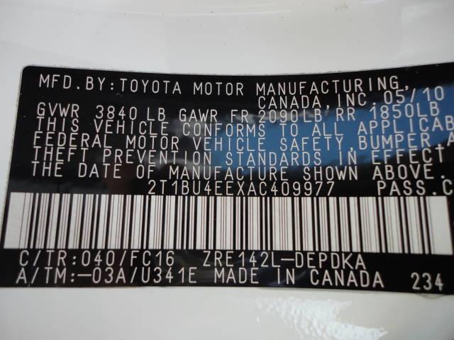 Toyota Corolla 2010 photo 1