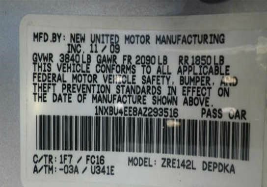 Toyota Corolla 2010 photo 7