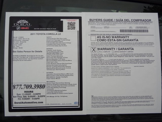 Toyota Corolla 2011 photo 2